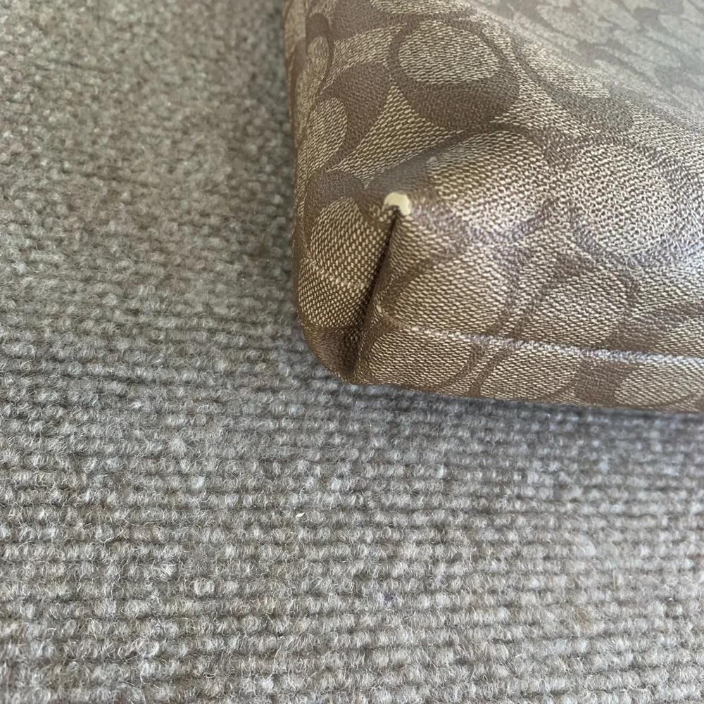 Coach Orange and Tan Cross Body - Picture 4 of 14